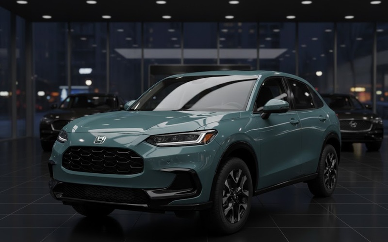 2026 Blue Honda HR-V EX-L